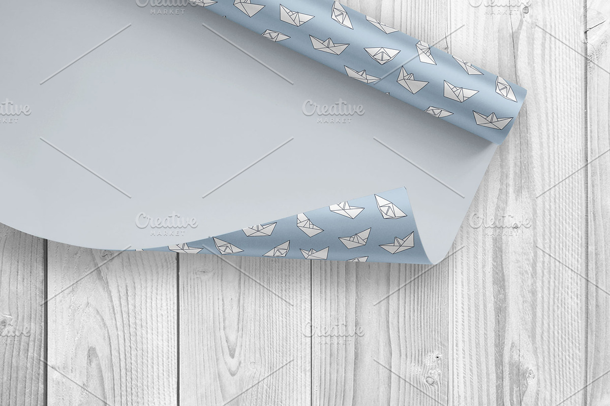Paper color seamless origami pattern, a Pattern Graphic by ExpressShop (Photo 2 of 5)