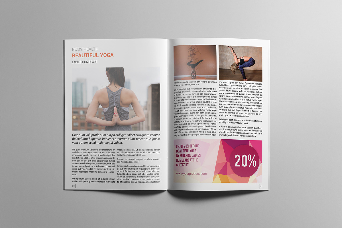 Indesign Magazine Template, a Magazine Template by BoriesBechker (Photo 14 of 19)