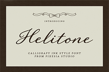 Helitone Elegant Calligraphy Script