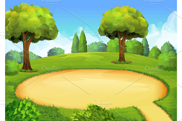 Park Playground Game Background