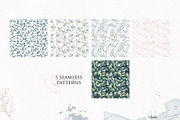 Dreamy Nature -watercolor collection, a Decorative Illustration by Khrys.art (Thumbnail 10 of 16)