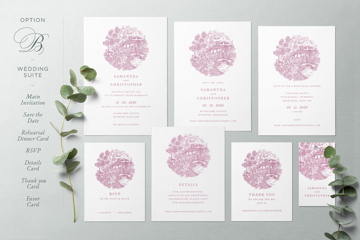 Roman épistolaire Wedding Suite, an Invitation Template by volume 1 visual design (Photo 8 of 28)