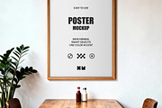 Cafe Poster Mockup, an Advertising Mockup by Design Squad (Thumbnail 3 of 4)
