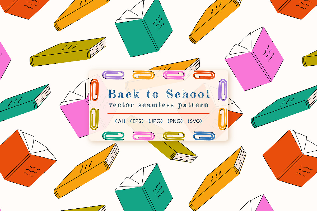 Back to School Pattern, a Pattern Graphic by Groovy Arts (Photo 1 of 5)