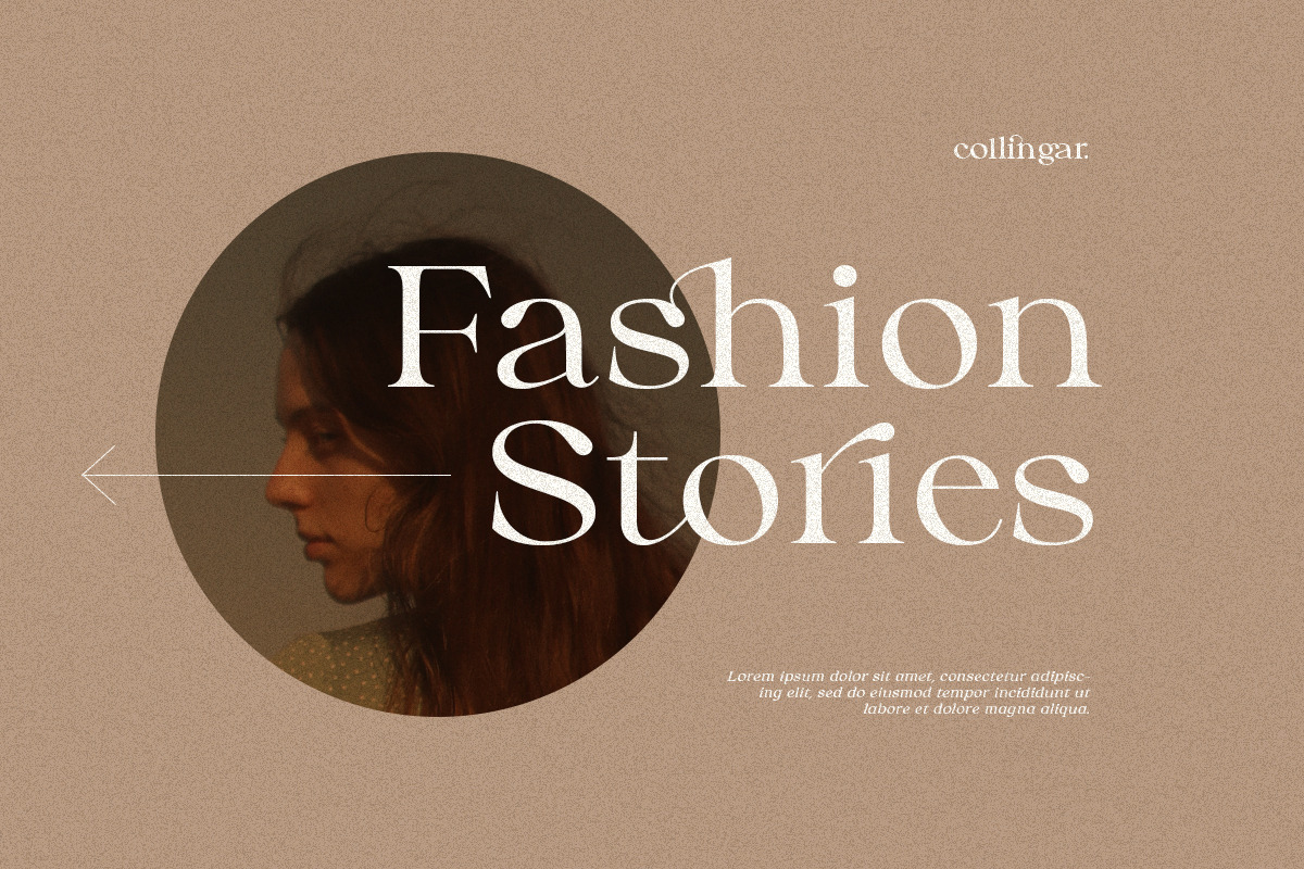 Collingar - Aesthetic Serif, a Serif Font by Sarid Ezra (Photo 3 of 9)