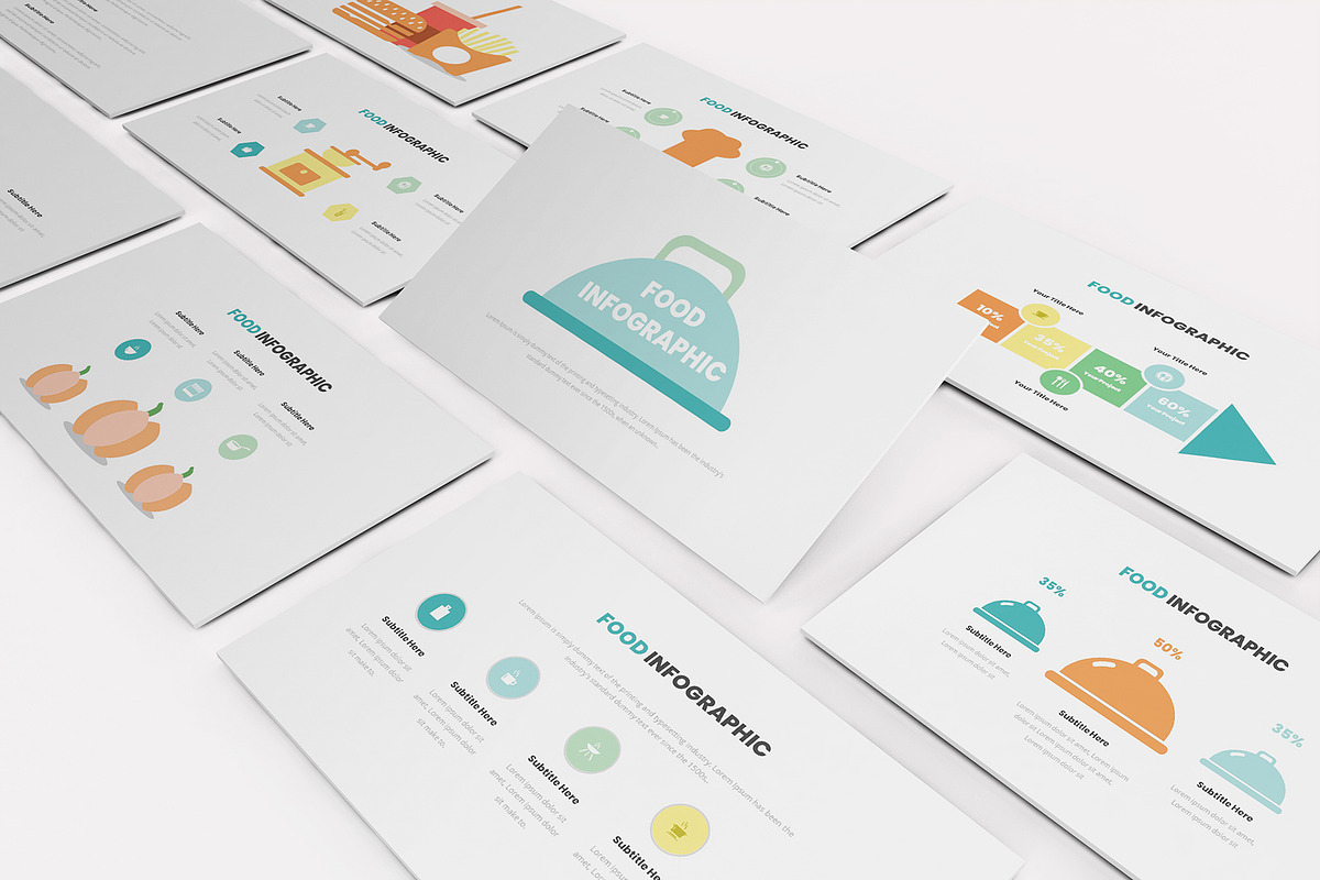 Food Infographic Powerpoint Template, a Presentation Template by ...