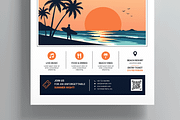 Summer Pool Party Flyer Template, a Flyer Template by MightyDesign (Thumbnail 3 of 8)