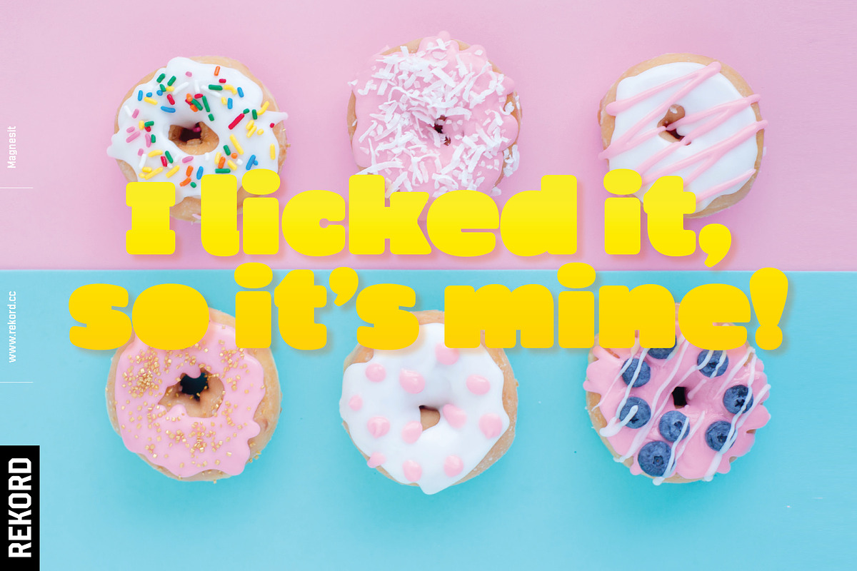 Magnesit: Ultra Bold Fonts, a Sans Serif Font by REKORD (Photo 13 of 14)