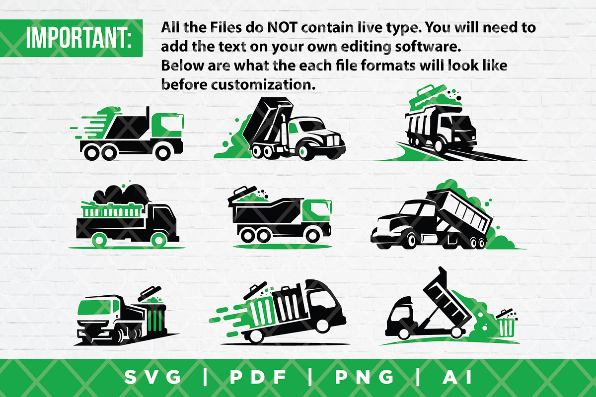 Junk Removal logo bundle, a Branding & Logo Template by Guavanaboy (Photo 2 of 3)