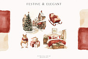 Elegant & Festive Collection, a Seasonal Illustration by PeDe Designs (Thumbnail 4 of 31)