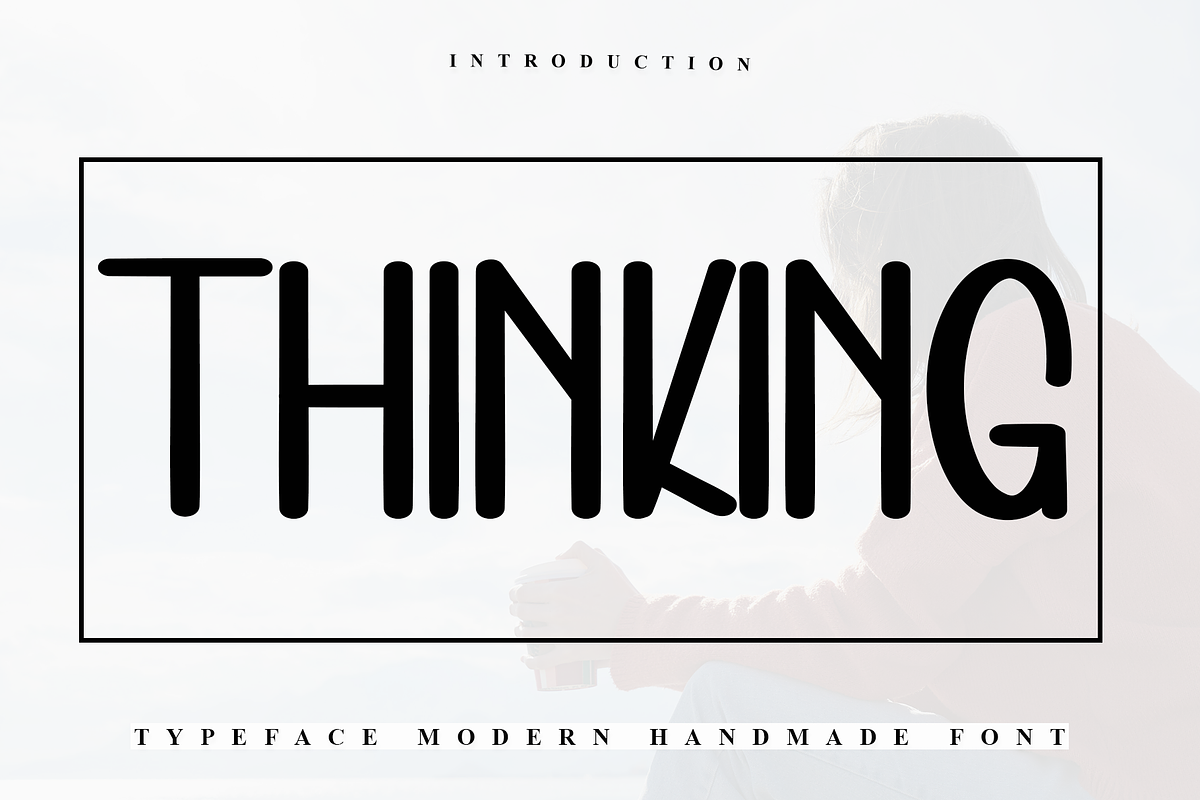 Thinking, a Sans Serif Font by FreshTypeINK (Photo 1 of 7)