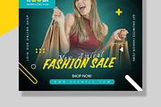 Social Media Post for Fashion Sale, a Social Media Template by ClickPaint_Studio (Thumbnail 3 of 4)