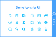 Basic UI icons, an Outline Icon by bart9339 (Thumbnail 3 of 3)