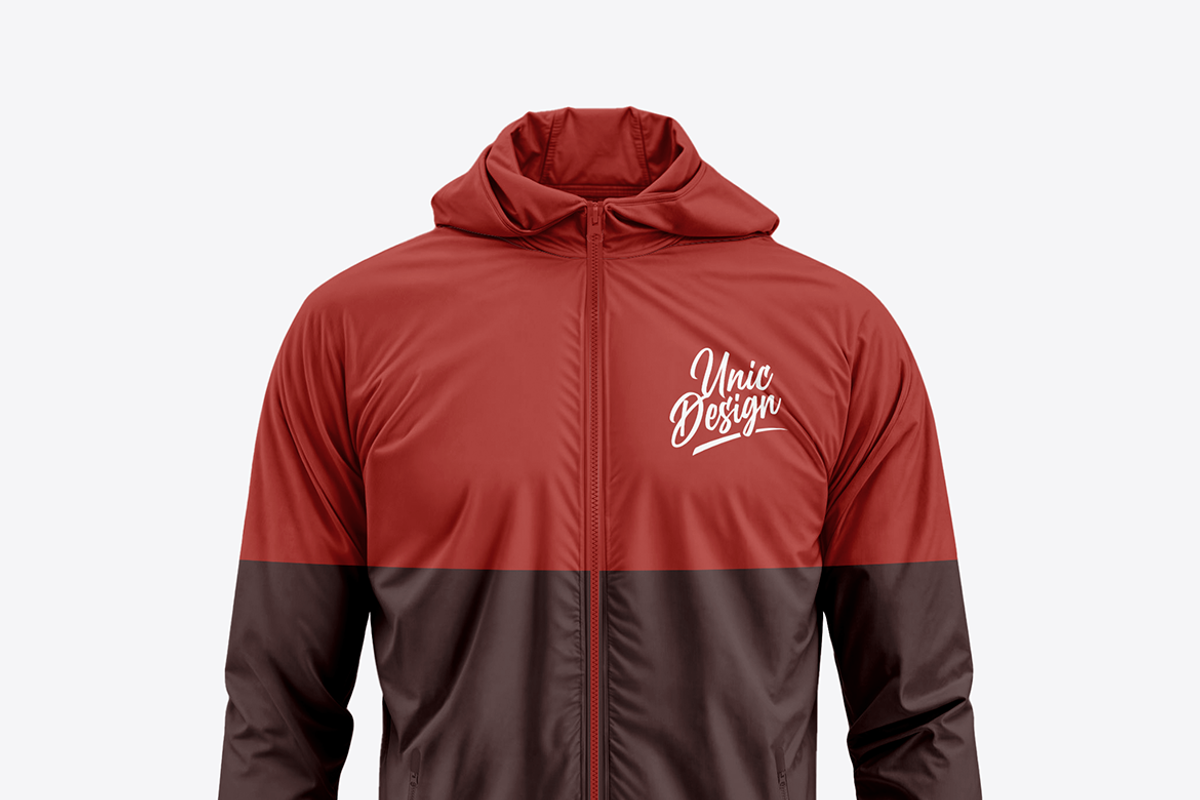 Windbreaker Jacket Mockup, an Apparel Mockup by UnicDesign (Photo 3 of 3)