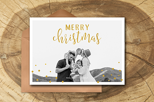 Christmas Card Template 038