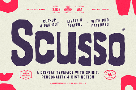 Scusso Typeface