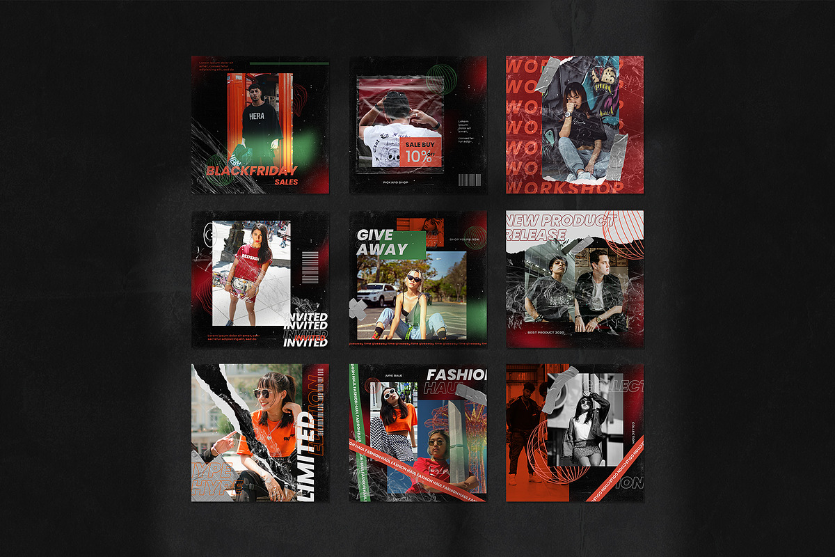 Bundle Streetwear Instagram Template, a Social Media Template by Azruca (Photo 22 of 26)