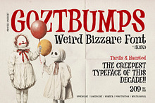 Goztbumps - Weird Bizzare Font