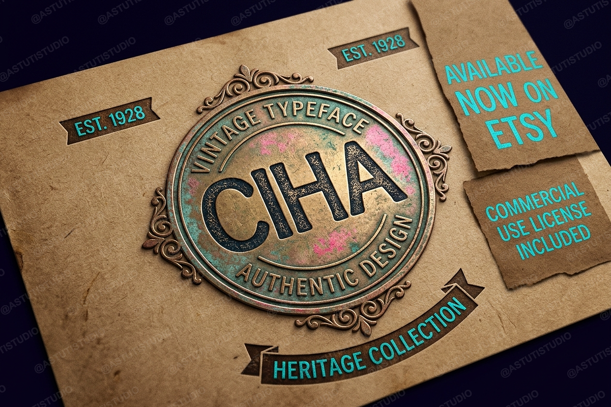 Ciha – Elegant Serif Typeface, a Serif Font by Astuti Studio (Photo 9 of 25)