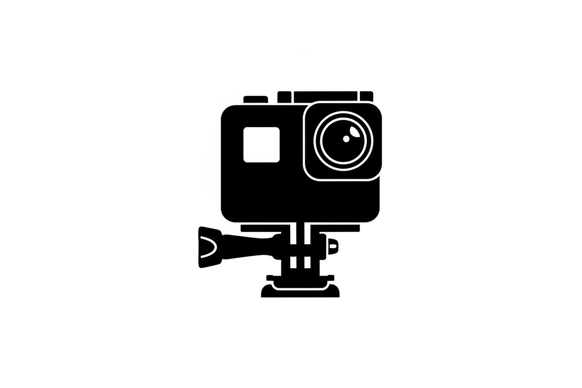 60 Action Camera Silhouette Icon, an Illustration by Artivon (Photo 19 of 61)