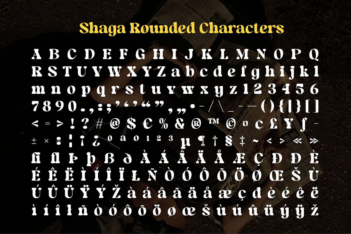 Shaga Rounded, a Serif Font by Craft Supply Co. (Photo 8 of 8)