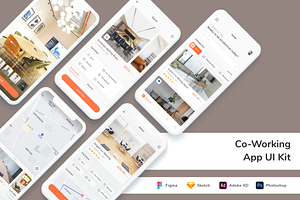 Co-Working App UI Kit