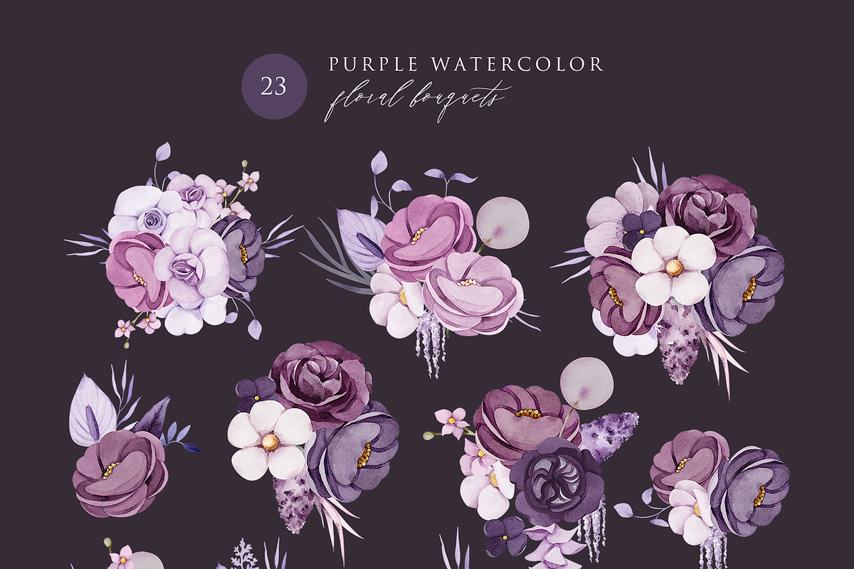 Very Peri Blooming Spring Set, an Illustration by nathalieclaire (Photo 4 of 17)