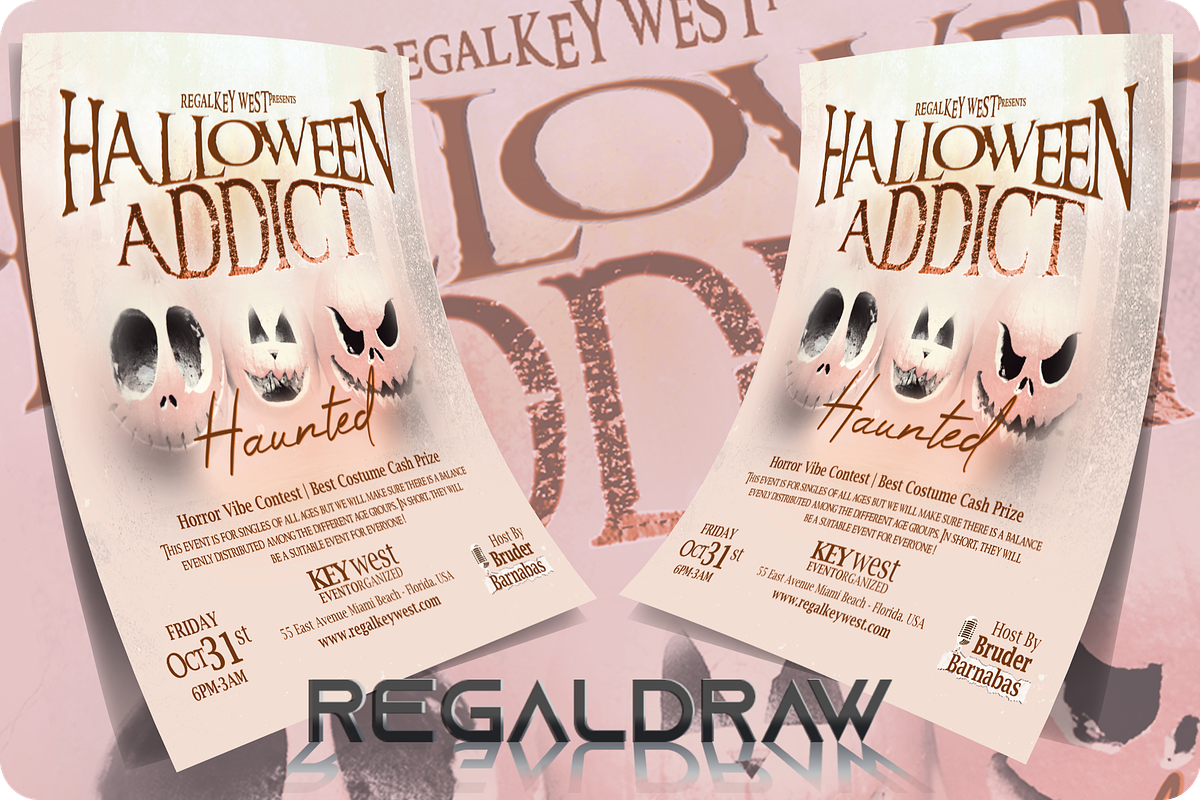 Halloween Event Flyer, a Flyer Template by regalDRAW (Photo 2 of 3)