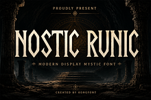 Nostic Runic - Mystic Display Font