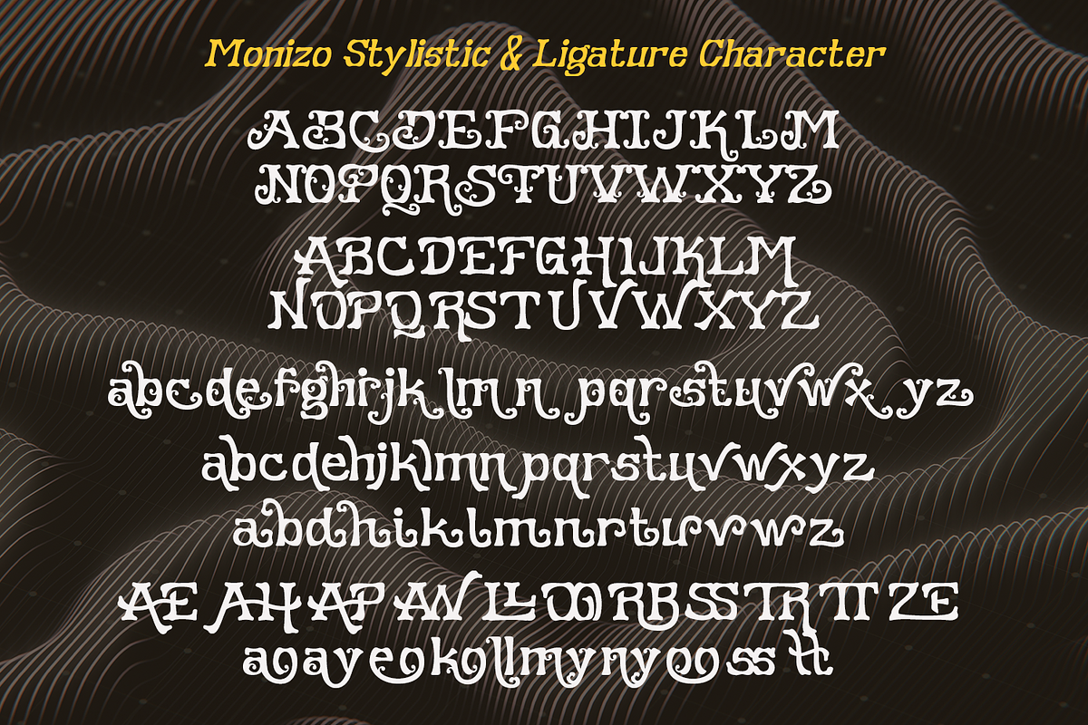Monizo Display Serif, a Serif Font by madeDeduk (Photo 8 of 8)