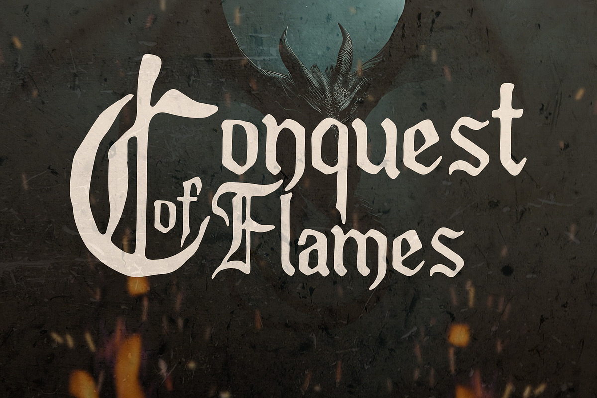 Retashio – Blackletter Font, a Blackletter Font by NDNL Studio (Photo 5 of 9)