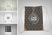 Drawstring BackpackCinch Sack Mockup, a Packaging Mockup by INCDesign (Thumbnail 4 of 6)