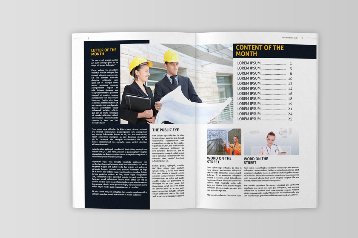 SIMPLE Magazine, a Magazine Template by Kingtown (Photo 2 of 5)