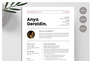 Resume Template / CV, a Resume Template by Occy Design (Thumbnail 1 of 5)