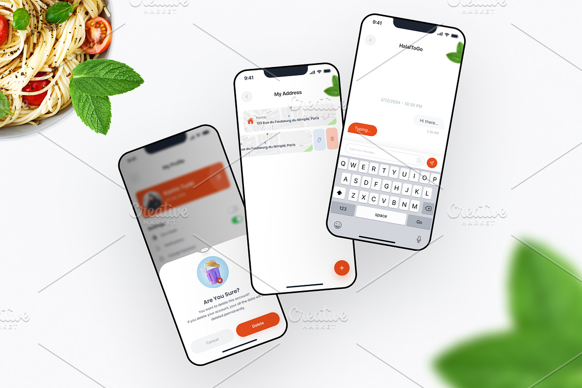 LuxeBite Food Delivery Mobile App UI, an UI Kit Template by DesignBox (Photo 5 of 7)