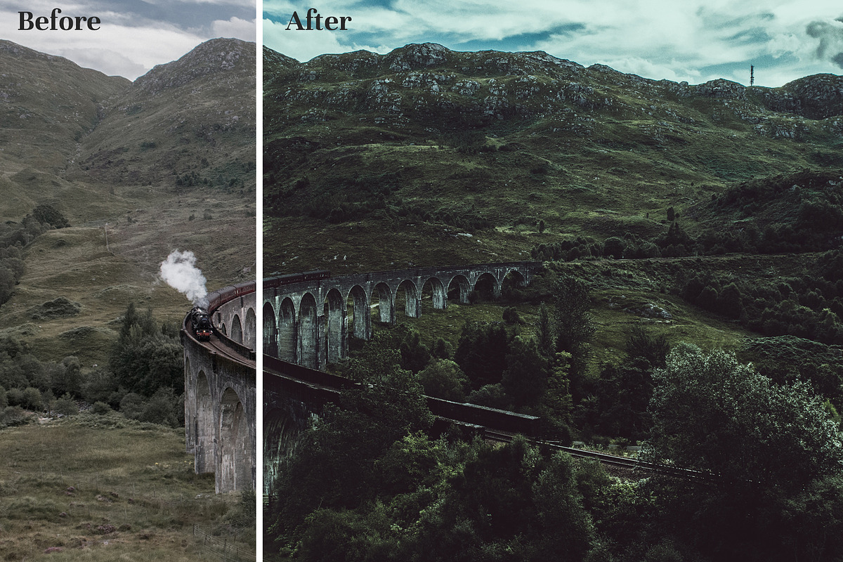 Dark & Moody Lightroom Presets preview 7