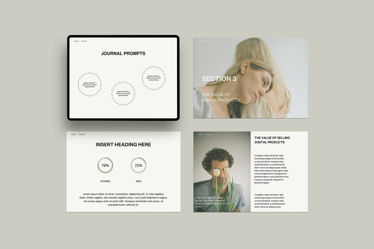 Zoe | Canva E-Book Template, a Presentation Template by Alana Designed (Photo 6 of 10)