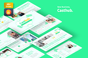 Casthub - Business Plan Googleslide, a Presentation Template by Dhabee (Thumbnail 1 of 7)