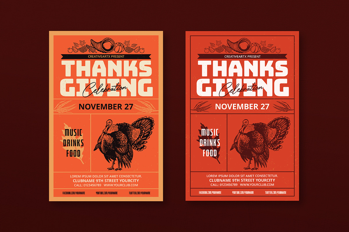 Thankgiving Party, a Templates & Theme by DesignWorkz