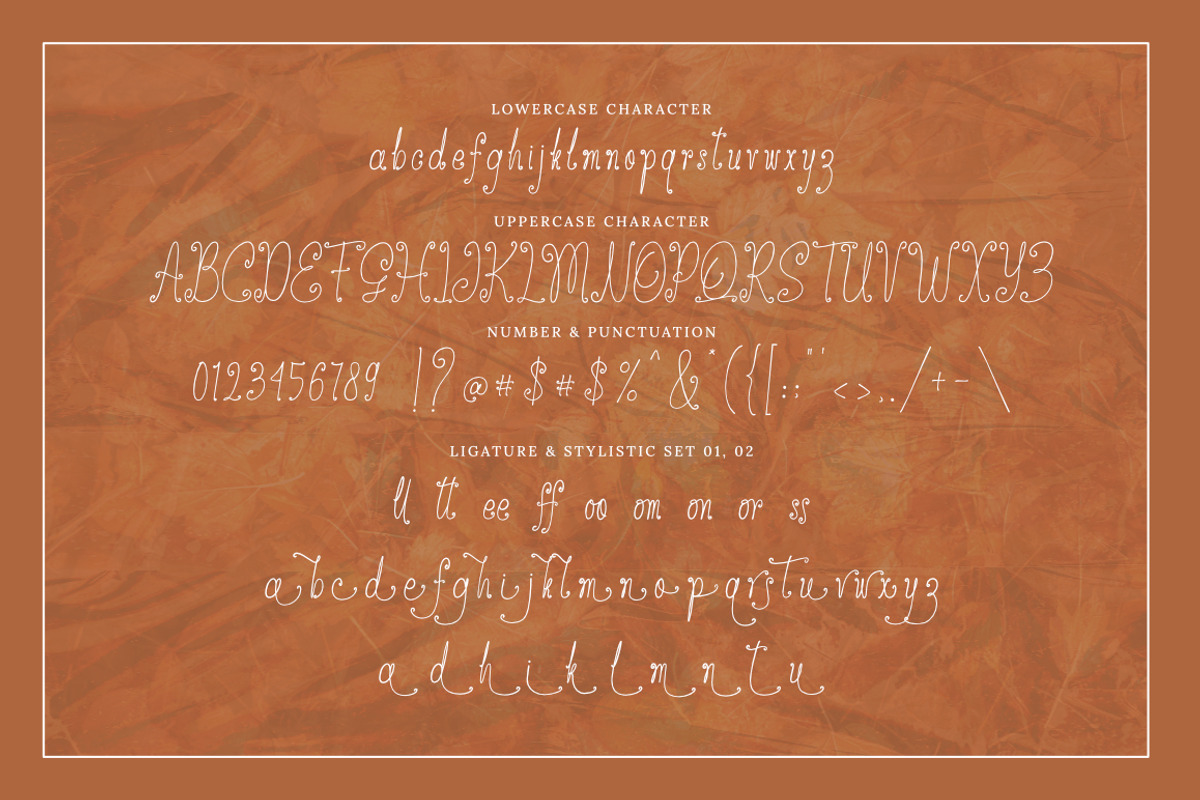 Autumn Daydream Vintage Handwritten, a Handwritten Font by Bluestype Studio (Photo 6 of 6)