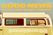 Good News Display Font, a Handwritten Font by Quiet Beings Design Studi (Thumbnail 5 of 5)