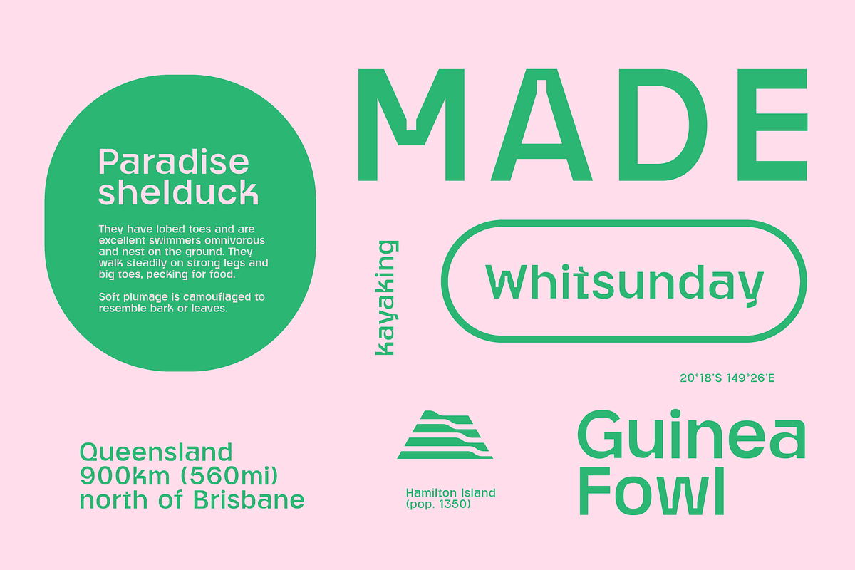 Jabogram Font, a Sans Serif Font by baqoos (Photo 3 of 9)
