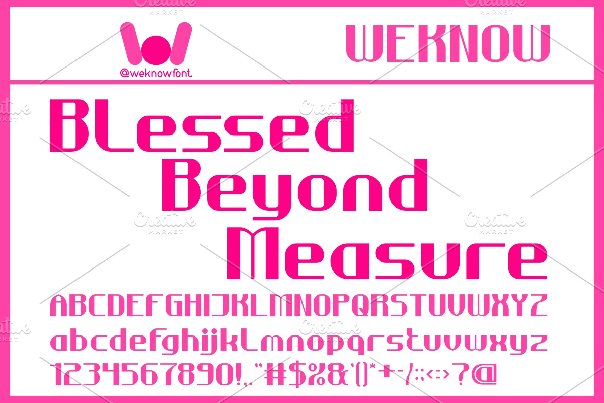 Take action font, a Sans Serif Font by weknow (Photo 5 of 8)