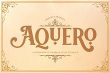 Aquero - Victorian Style Font