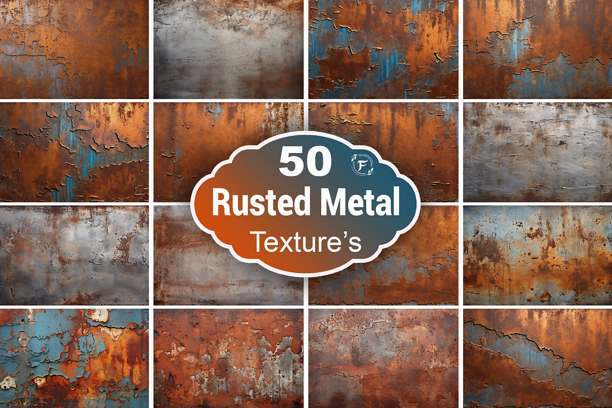 Rusted Metal Texture Background, a Texture Graphic by Forhadx5 (Photo 1 of 5)