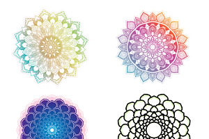 Flower Mandala Vector Illustration