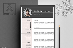 Professional Resume Template Ishak