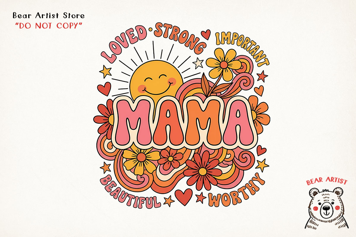 Mother’s Day Sublimation PNG Bundle, an Illustration by GlitterCraft (Photo 39 of 41)