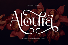 Aloura - Luxury Logo Font