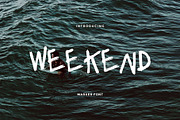 Weekend — Font, a Font by Noe Araujo (Thumbnail 1 of 3)